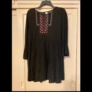 Long sleeve flowy dress
